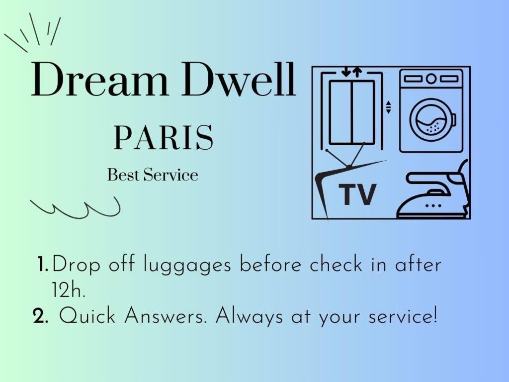 Dream Dwell Paris-Eiffel Tower Mirabeau Bridge Cozy Home In The 16Th District Париж Экстерьер фото